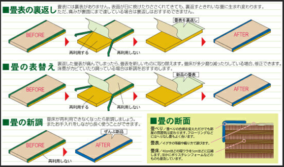 畳のメンテナンス方法知ってますか 大きな森のリフォーム リノベーション